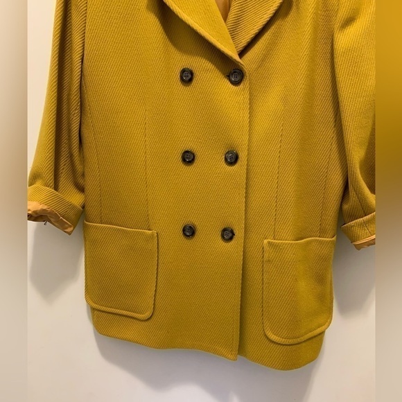 Vintage Jones New York 100%  Wool Double Breasted Jacket Size 16 - Picture 5 of 11